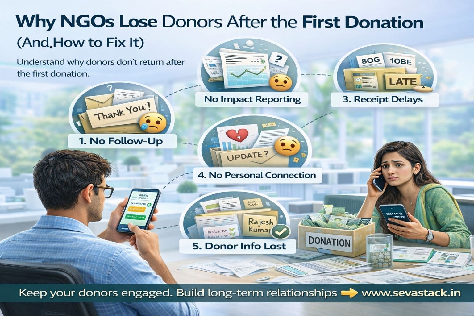 Why NGOs Lose Donors After the First Donation (And How to Fix It)