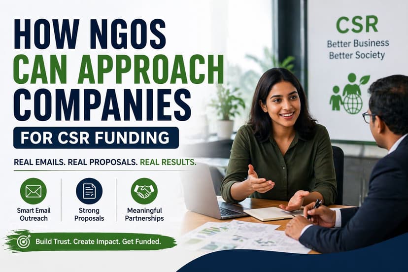 How NGOs Can Get CSR Funding in India (Email & Proposal Guide ...