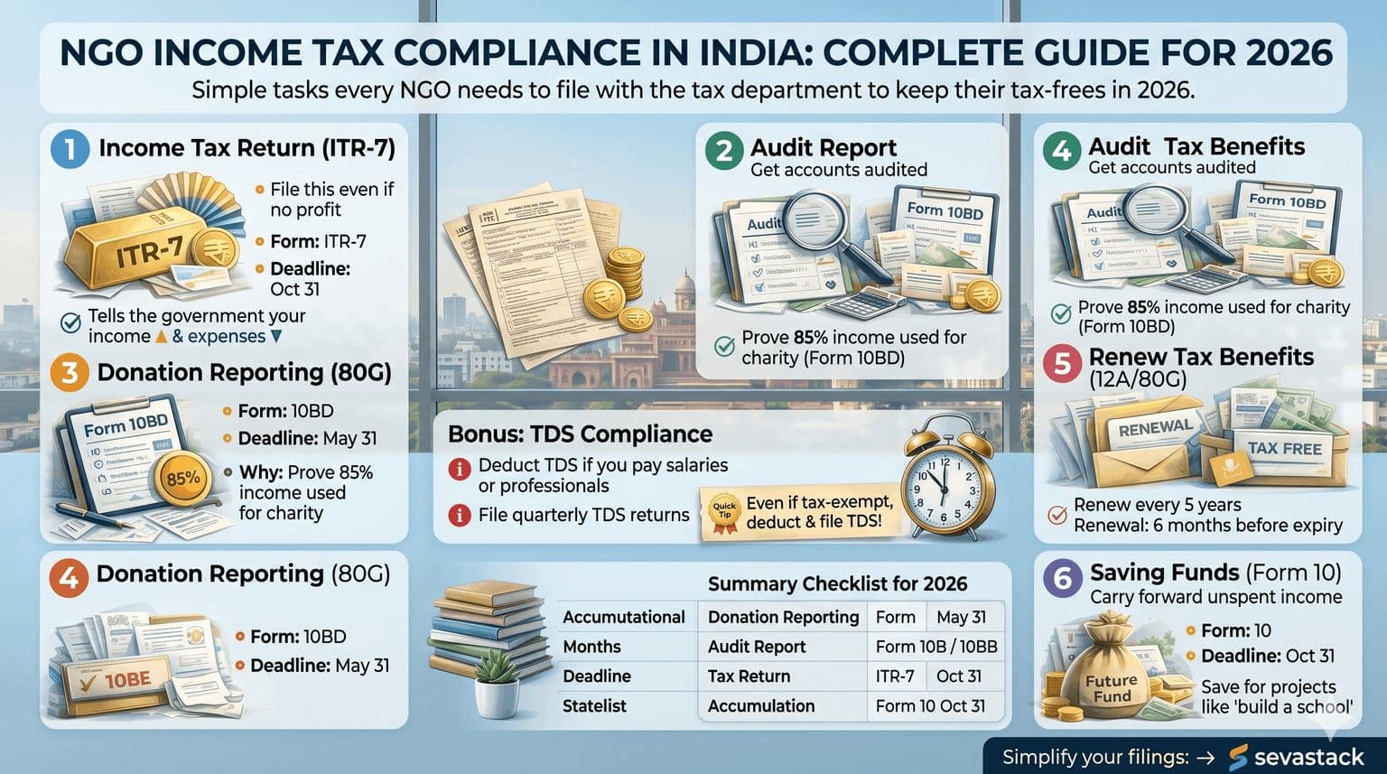 NGO Income Tax Compliance in India: Complete Filing Guide for 2026